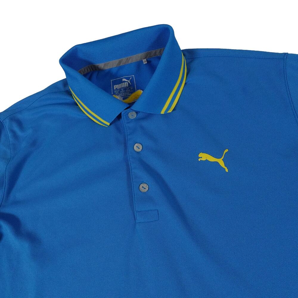 PUMA Cobra Embroidered Performance Golf Polo Shirt Men's Medium